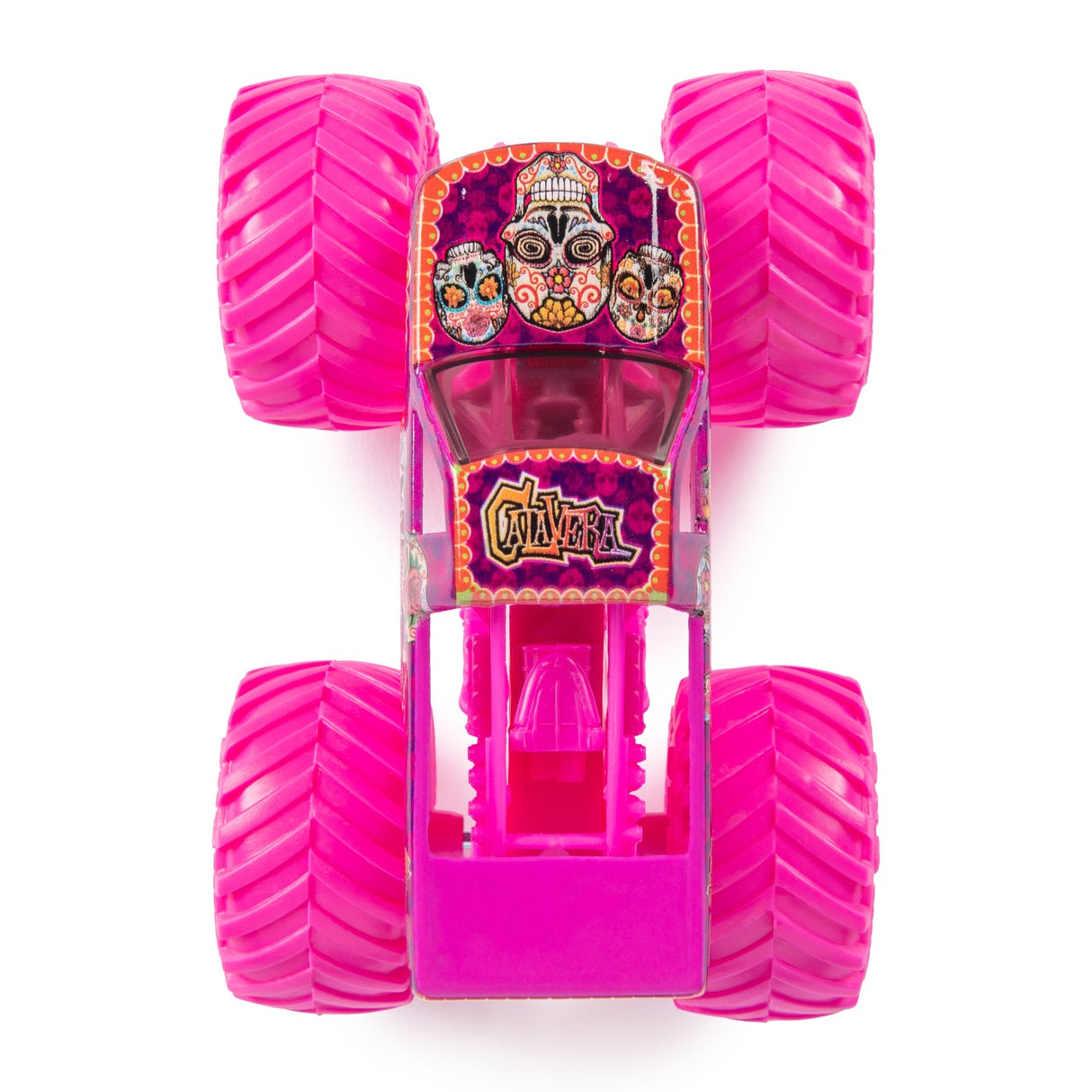 MONSTER JAM MASINUTA METALICA CALAVERA SCARA 1 LA 64