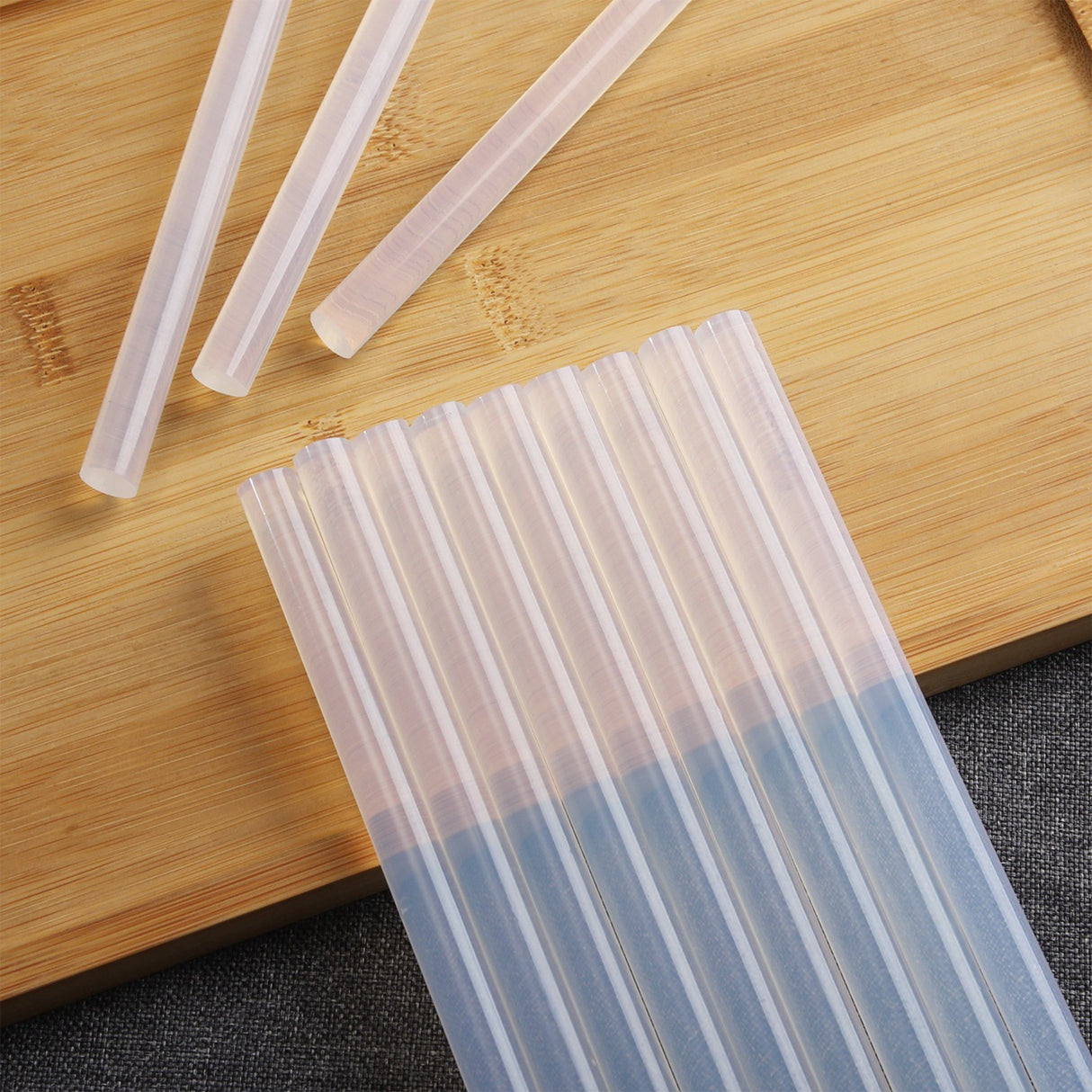 Batoane Adeziv Terminc, Flippy, Pentru Pistol de Lipit, Silicon Transparent, Lipire Calda, Diametru 7 x 150 mm, Transparent- - vivimall.ro