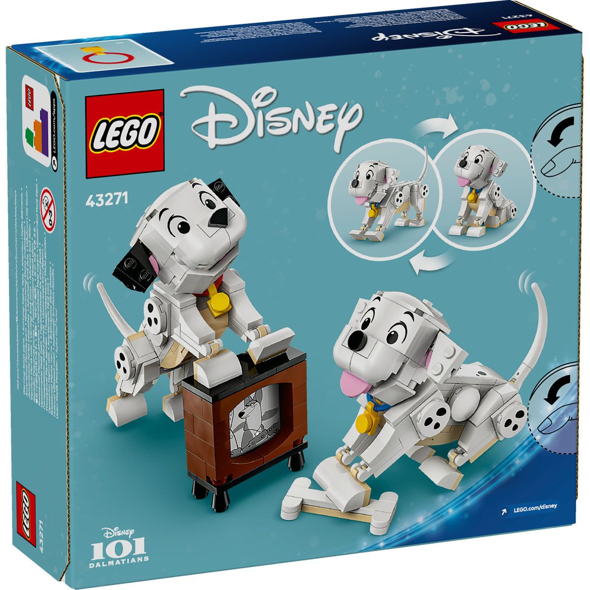 LEGO DISNEY CATELUSII LUCKY SI PENNY DIN 101 DALMATIENI 43271