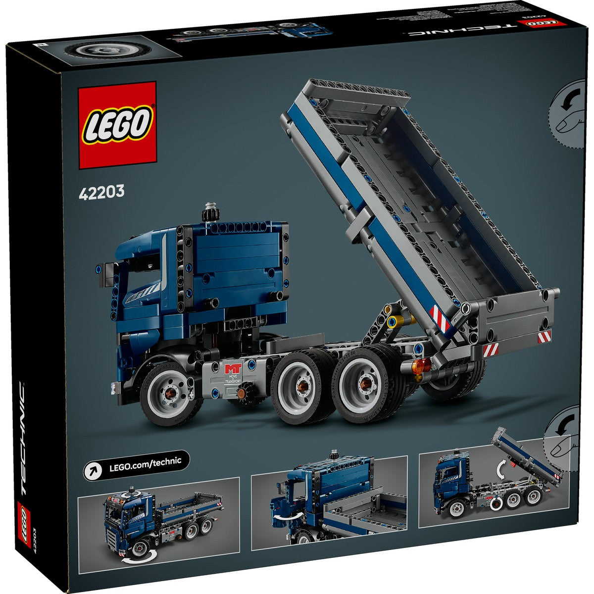 LEGO TECHNIC CAMION CU BENA BASCULANTA 42203