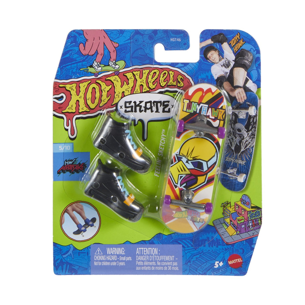 HOT WHEELS SET PLACA SI PANTOFI DE SKATE