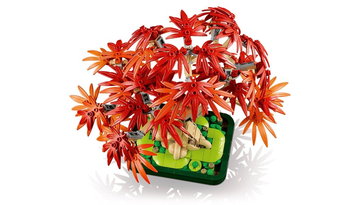 LEGO BOTANICALS BONSAI DE ARTAR JAPONEZ ROSU 10348