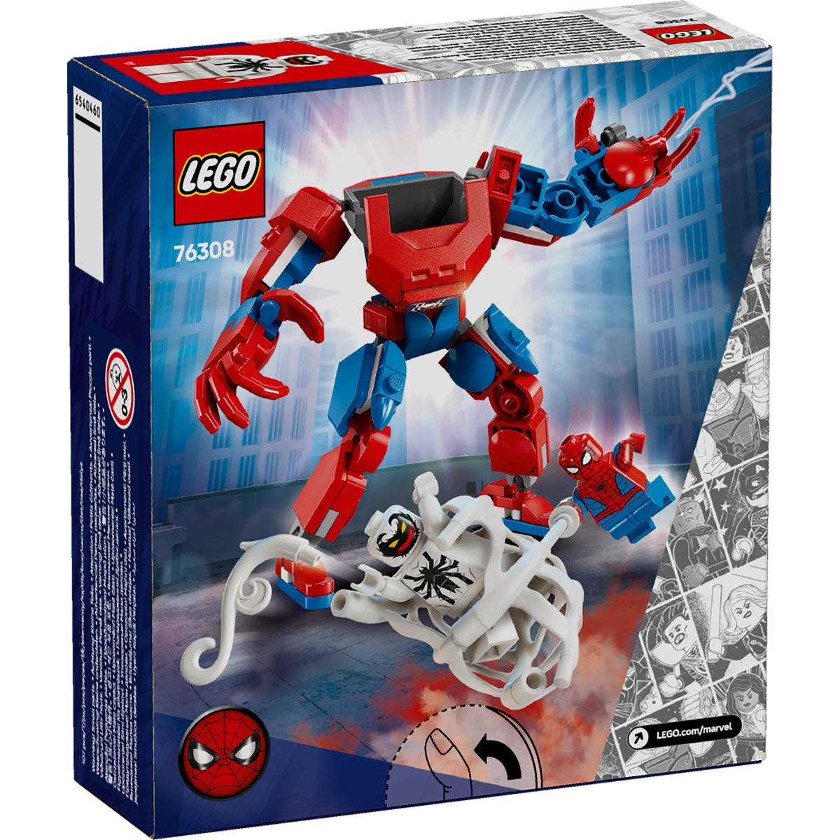 LEGO SUPER HEROES ROBOTUL OMUL PAIANJEN VS. ANTI-VENOM 76308