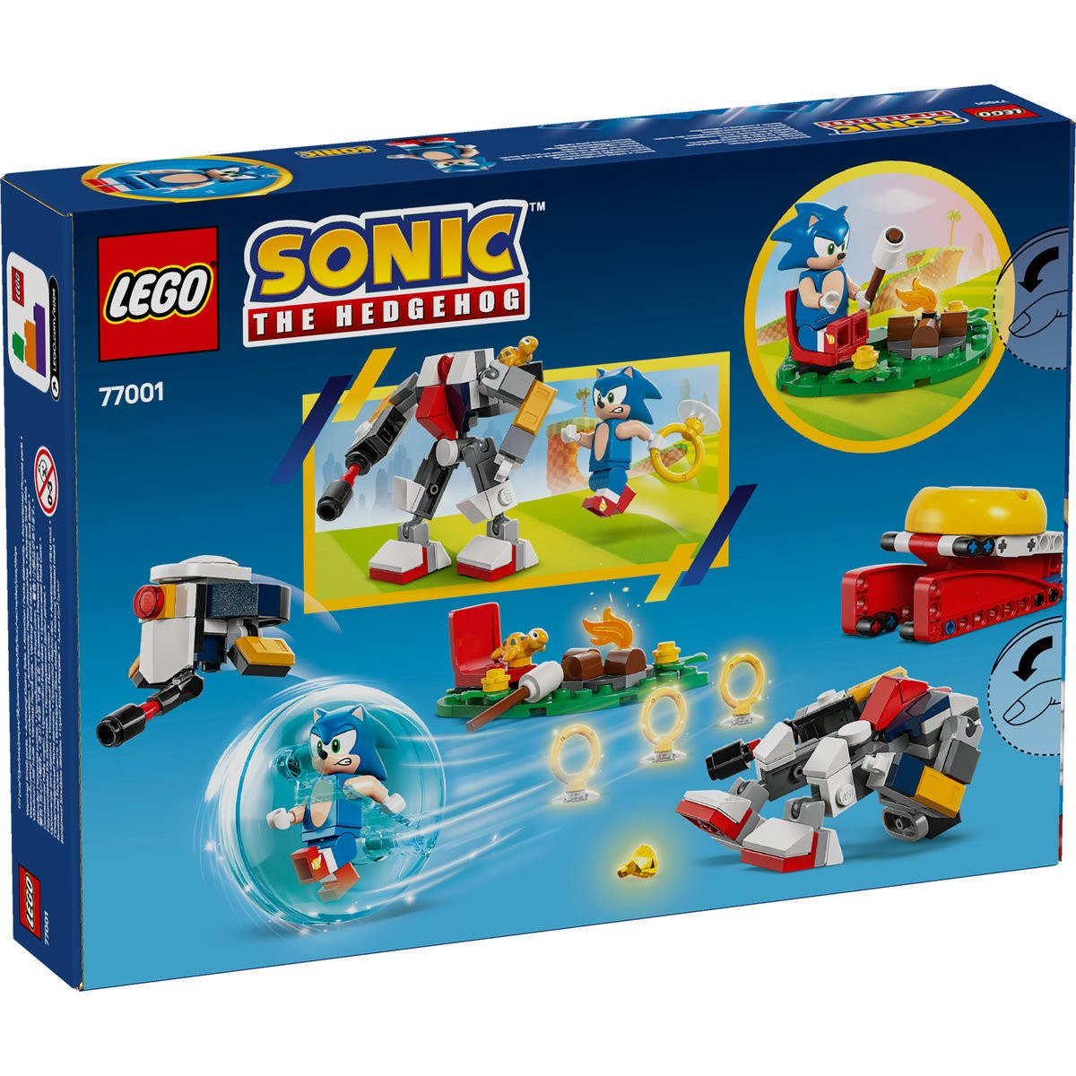 LEGO SONIC ÎNFRUNTARE LA FOCUL DE TABARA AL LUI SONIC 77001