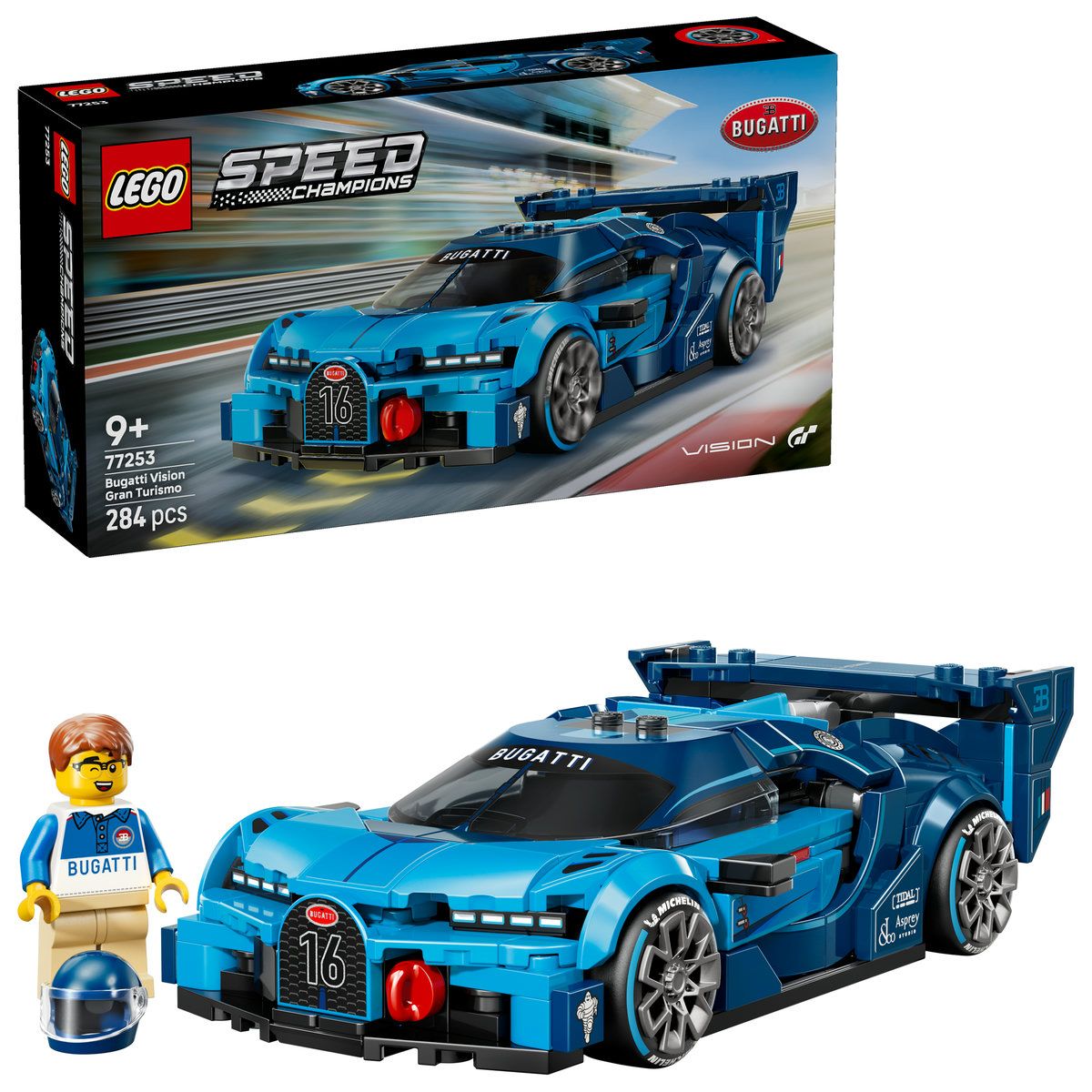 LEGO SPEED CHAMPIONS HIPERMASINA SPORT BUGATTI VISION GT 77253