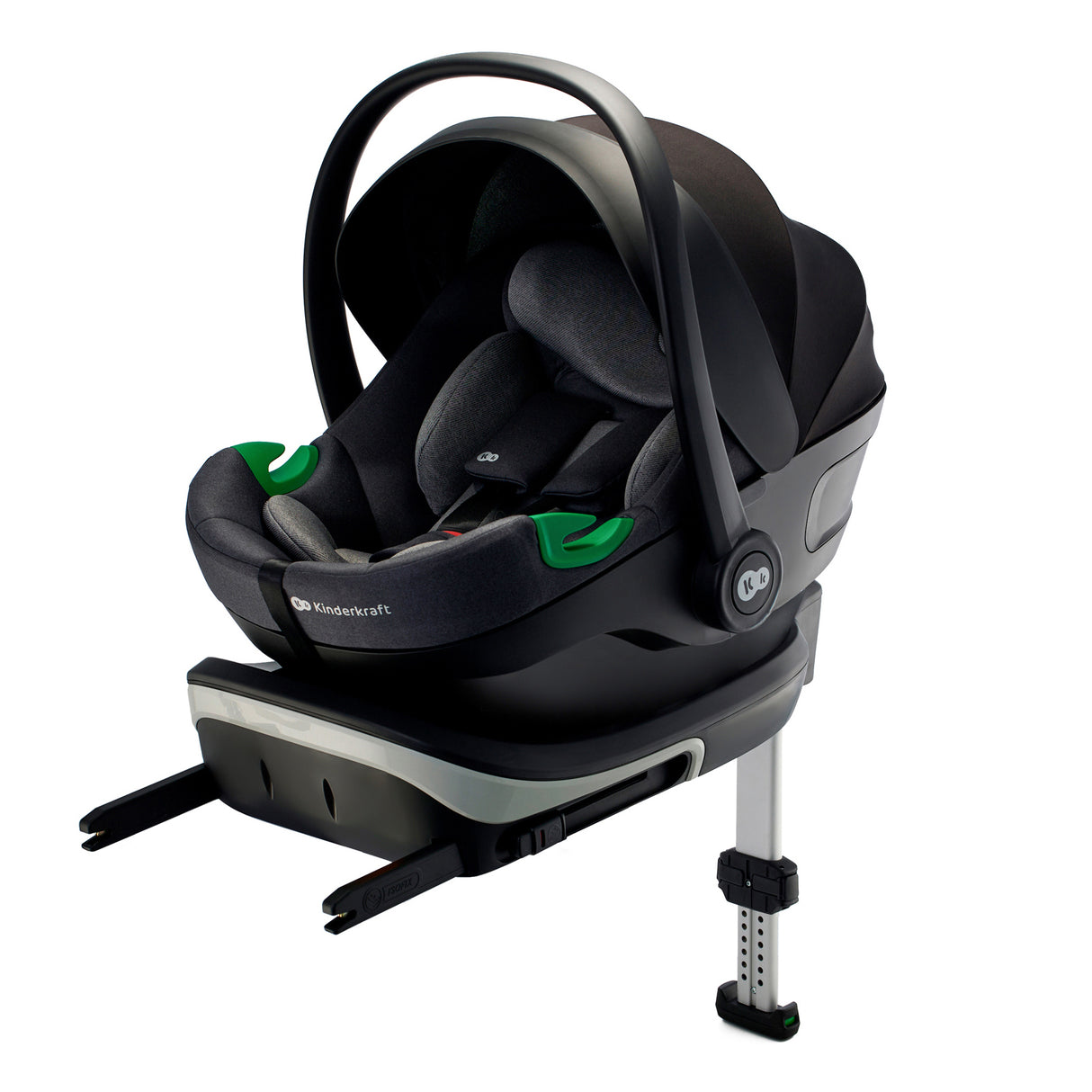 SCOICA AUTO KINDERKRAFT I-CARE I-SIZE 40-87 CM, RWF, COOL GREY