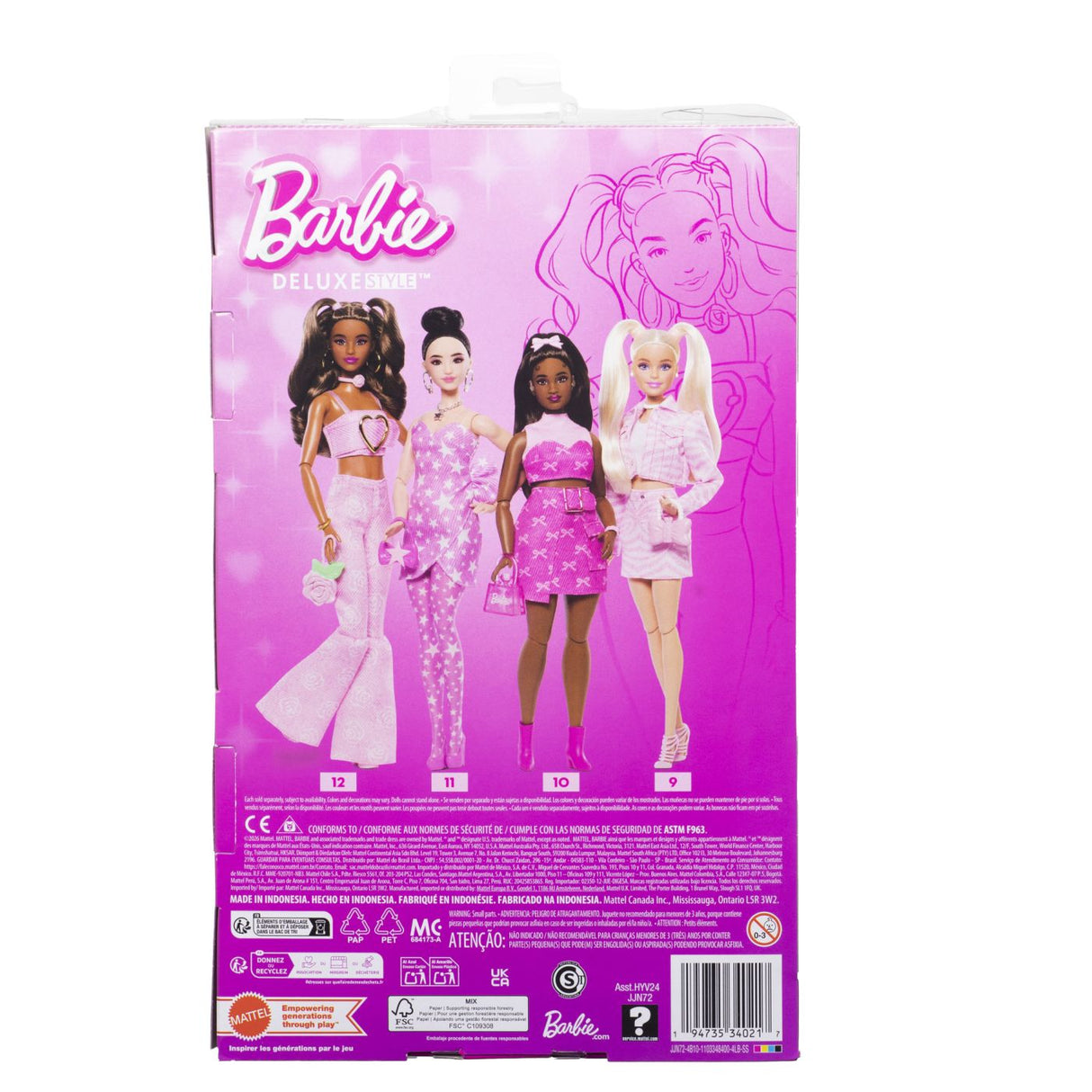 BARBIE DELUXE STYLE PAPUSA BARBIE BLUGI EVAZATI