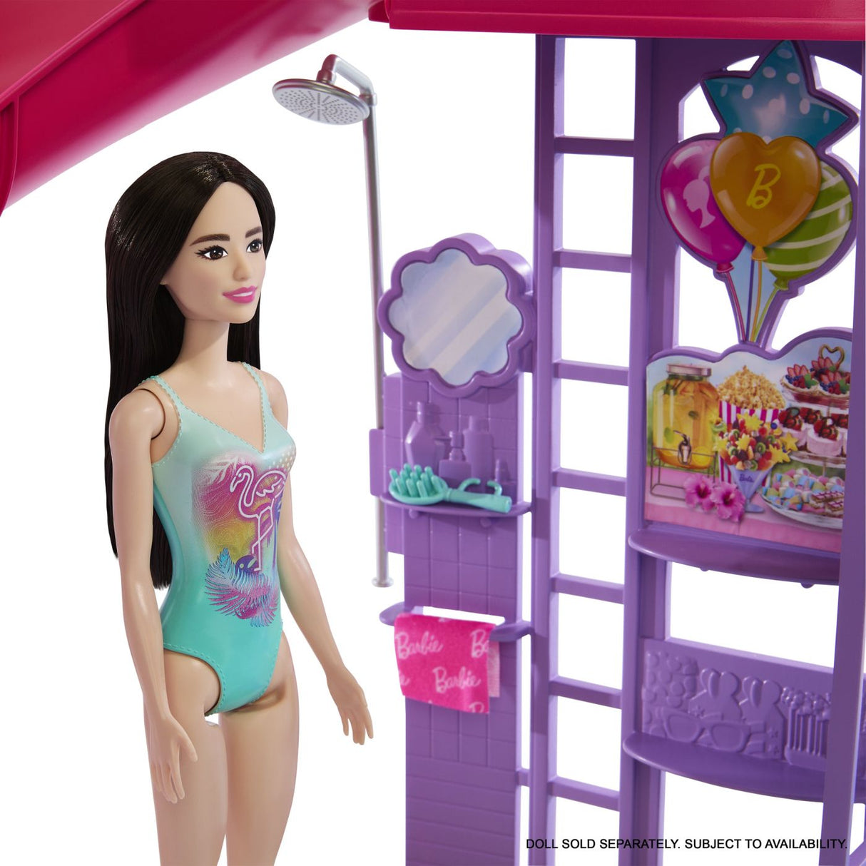 BARBIE SET DE JOACA PISCINA DE VIS CU ACCESORII