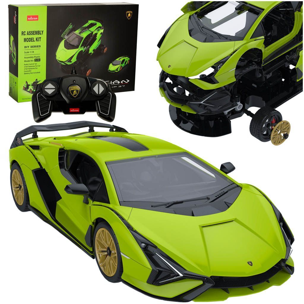 MASINUTA CONSTRUIBILA CU TELECOMANDA LAMBORGHINI SIAN FKP 37 SCARA 1 LA 18