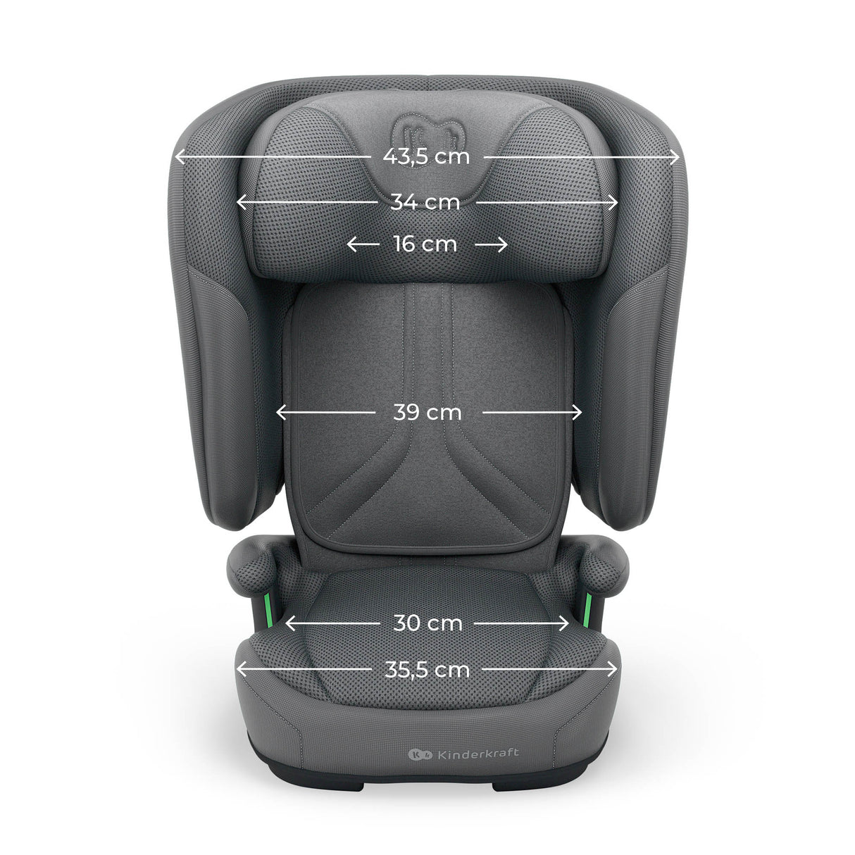 SCAUN AUTO KINDERKRAFT UNITY2 100-150 CM, GREY