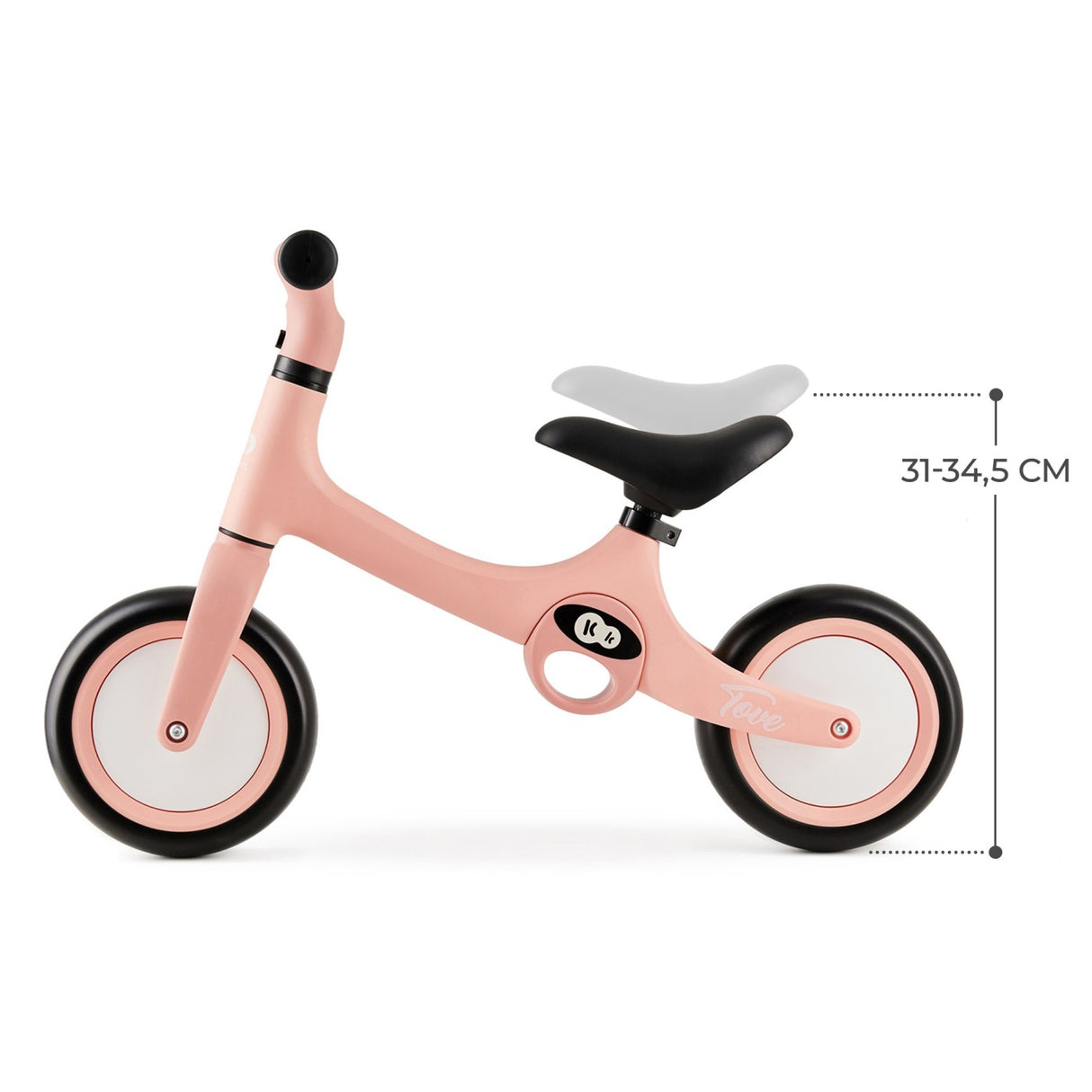 BICICLETA FARA PEDALE KINDERKRAFT TOVE, ROZ