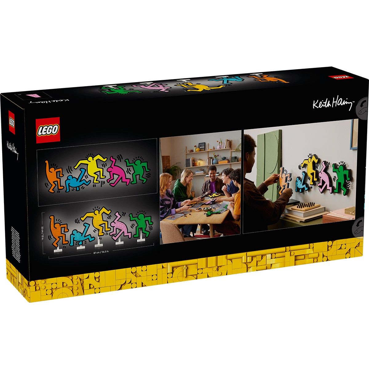 LEGO ART KEITH HARING FIGURINE CARE DANSEAZA 31216