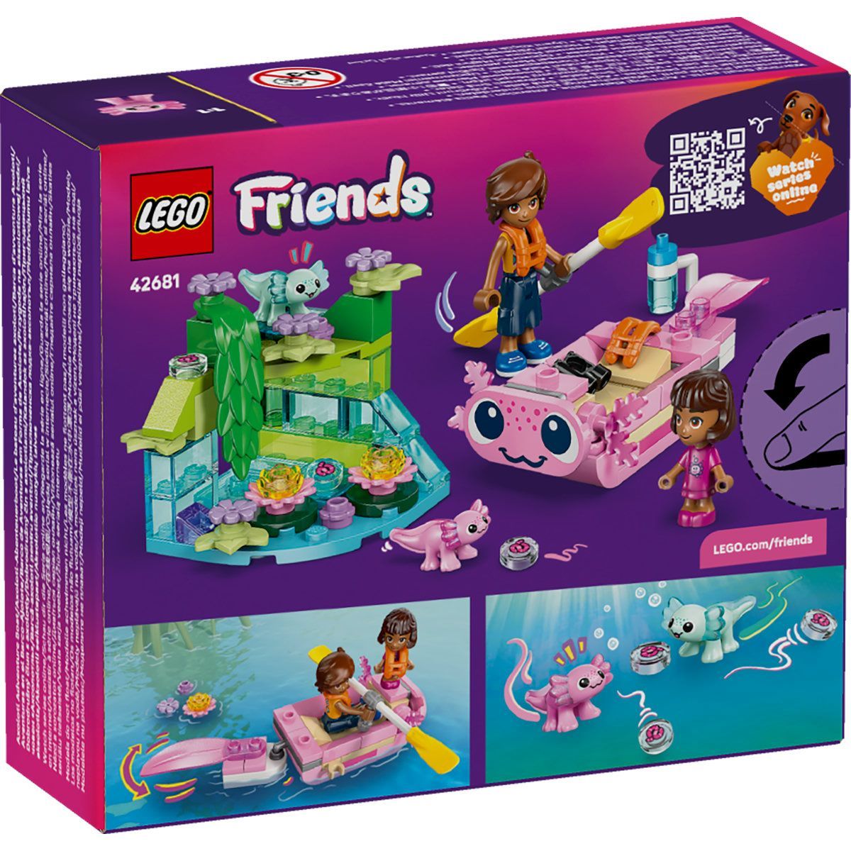 LEGO FRIENDS BARCA AXOLOTL PENTRU AVENTURI 42681