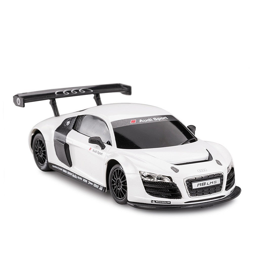 MASINA CU TELECOMANDA AUDI R8 ALB CU SCARA 1 LA 24