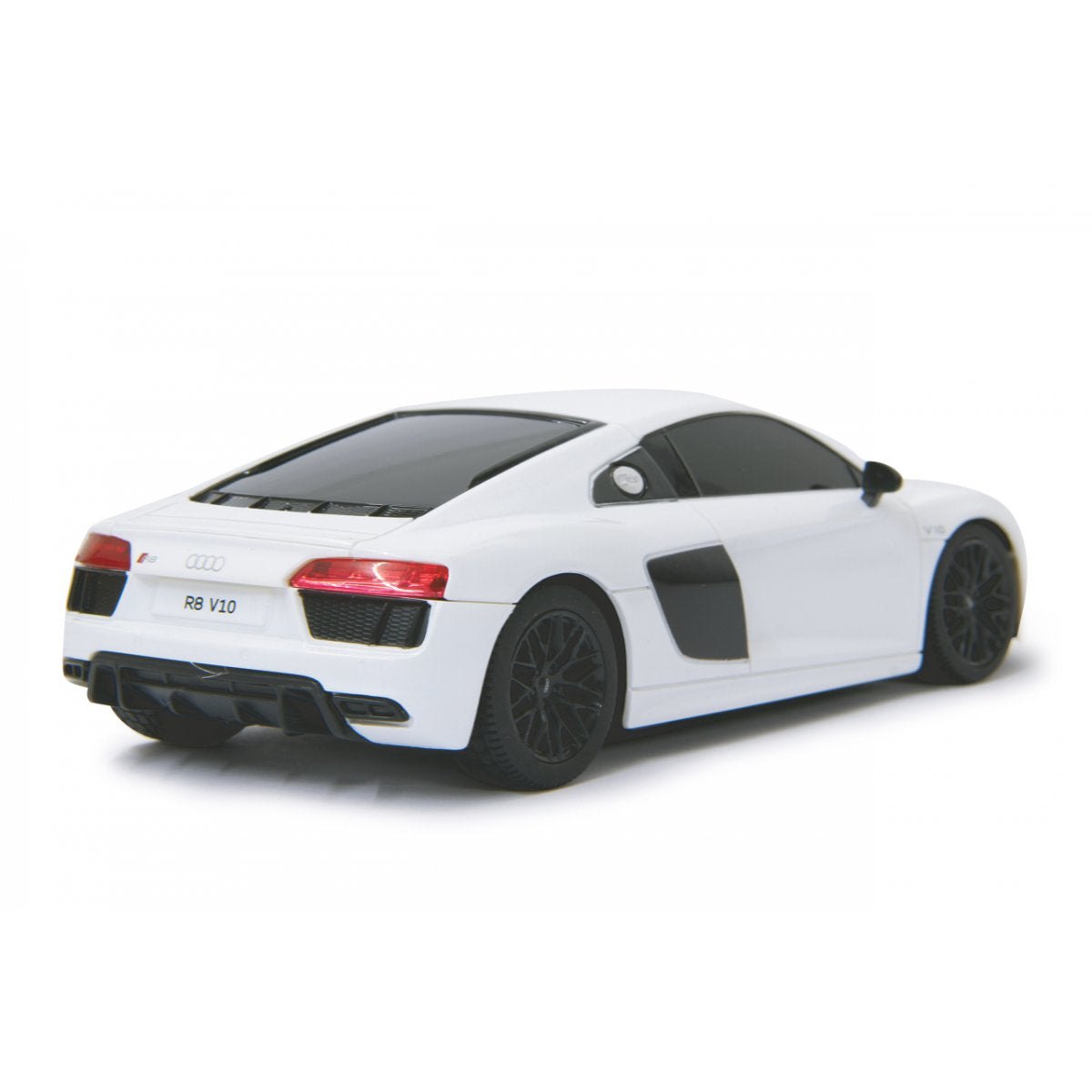 MASINA CU TELECOMANDA AUDI R8 ALB CU SCARA 1 LA 24