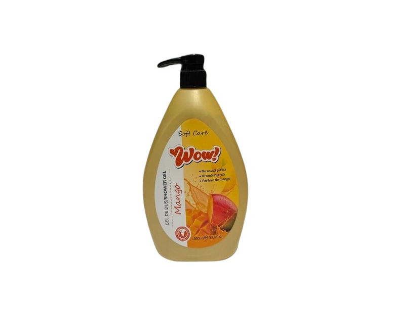 WOW Gel de duș Mango, 1 L — cu pompă - vivimall.ro