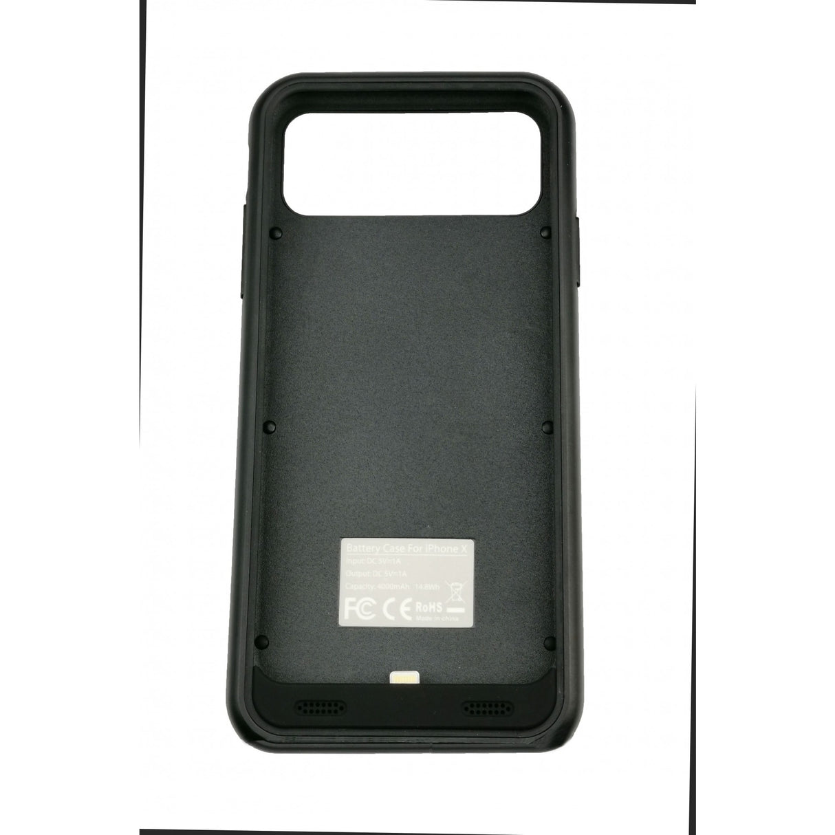 Acumulator extern iFans Battery Case 4000 mAh pentru Apple iPhone X, Negru - vivimall.ro