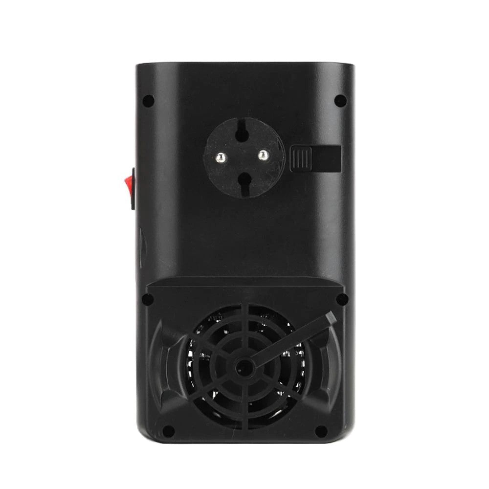 Mini Aeroterma Puternica Portabila Flippy, Putere 1000W, Mini radiator electric cu Display LCD, efect de semineu si flacara, cu telecomanda - vivimall.ro