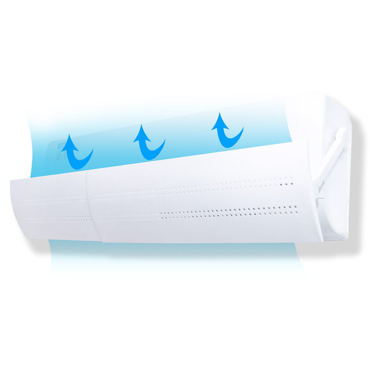 Deflector pentru Aer Conditionat, Flippy, Model A cu Brat Ajustabil si Orificii de Ventilare, Capac pentru Directionarea Fluxului de Aer si Reducerea Curentului Direct - vivimall.ro