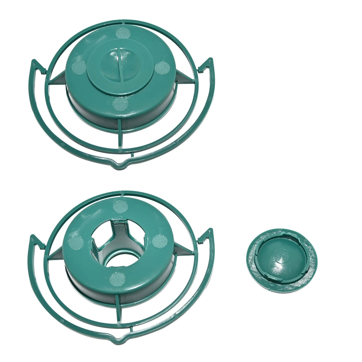 Suport Sticla pentru Hranit Pasari, Vivimall, din Plastic, de Gradina, Fara Sticla, 12.5 x 3.8 x 2 cm, Verde - vivimall.ro