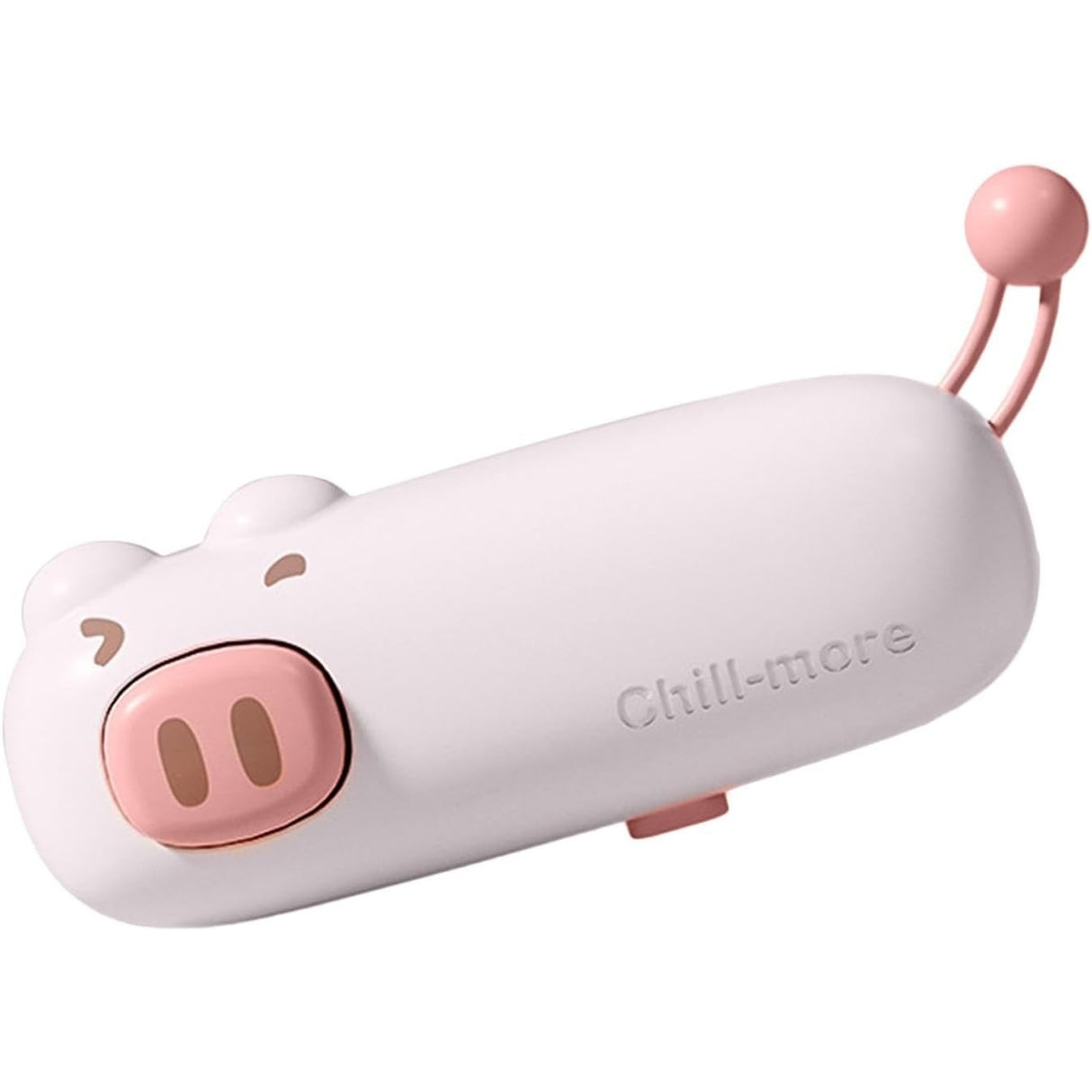 Aparat de Sigilat Ambalaje, Vivimall, Incarcare USB Tip C, 400 mAh, 10.2 x 3.7 x 4.3 cm, Model Porc, Roz - vivimall.ro