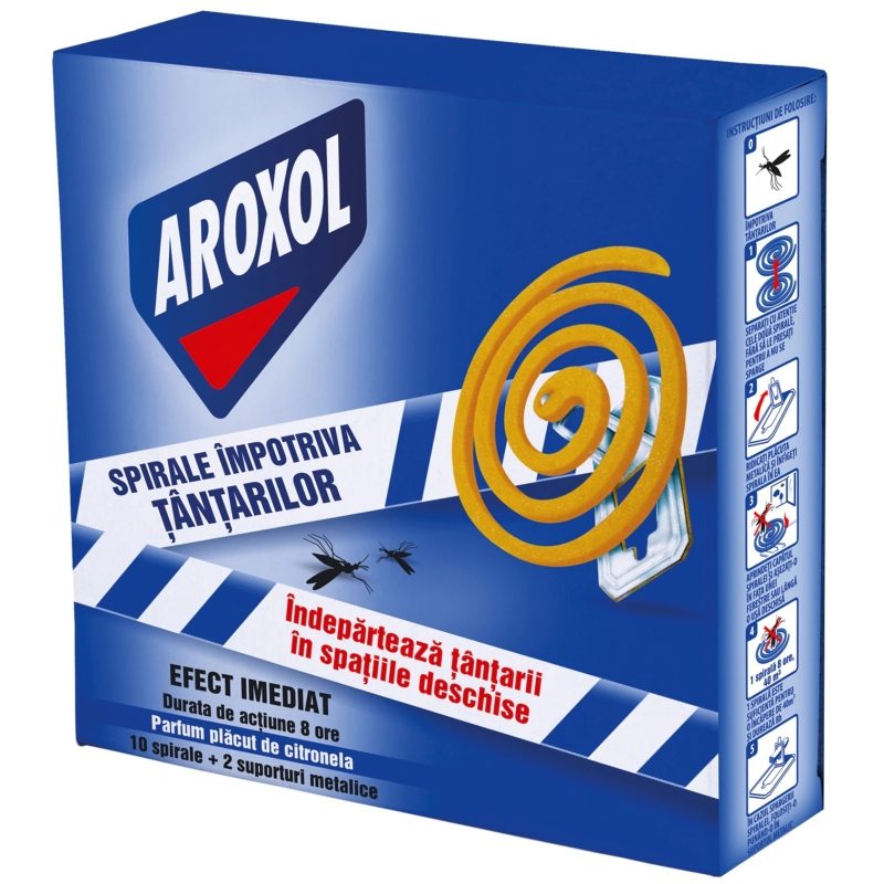 Aroxol Antitantari Spirale 10 buc