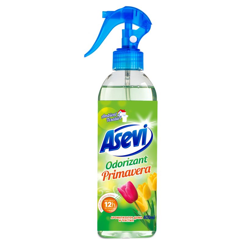 Odorizant Spray pentru Camera, Asevi, Primavera, 400 ml