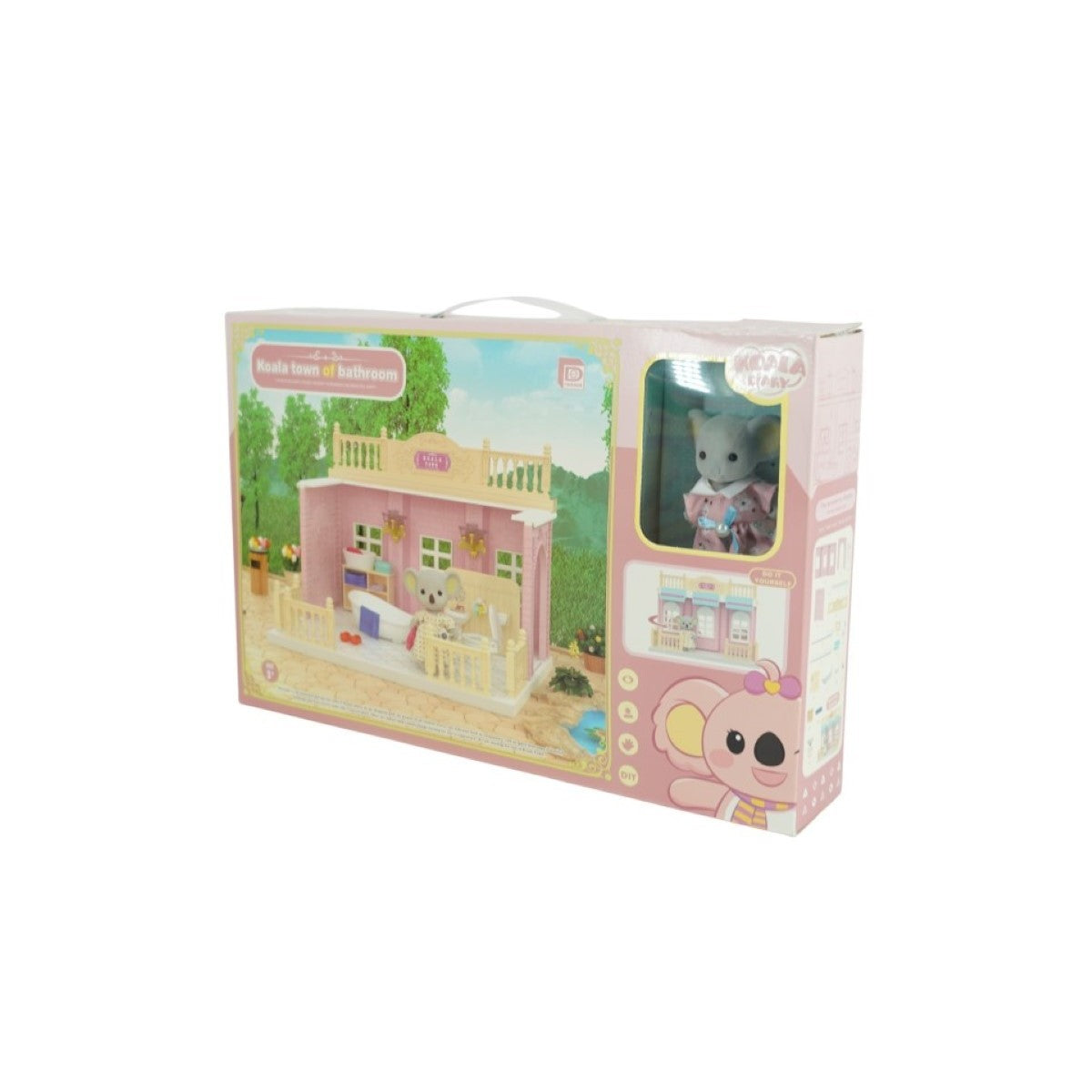 Baie pentru papusi cu mobilier si figurina - vivimall.ro