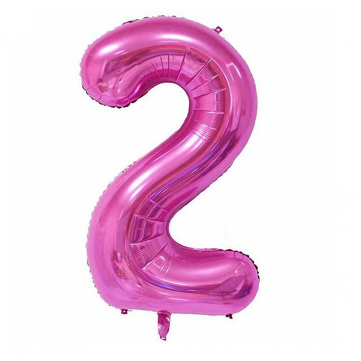 Balon din Folie Vivimall, Cifra 2, 81 cm, Pentru Aer sau Heliu, Mov - vivimall.ro