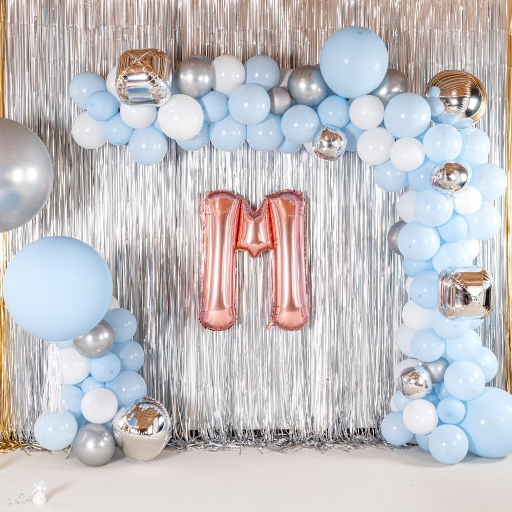 Balon Folie Metalizata Litera M, Vivimall, 100 cm, Umflati cu Heliu sau Aer, Ambalaj Individual, Pai inclus, Rose Gold - vivimall.ro