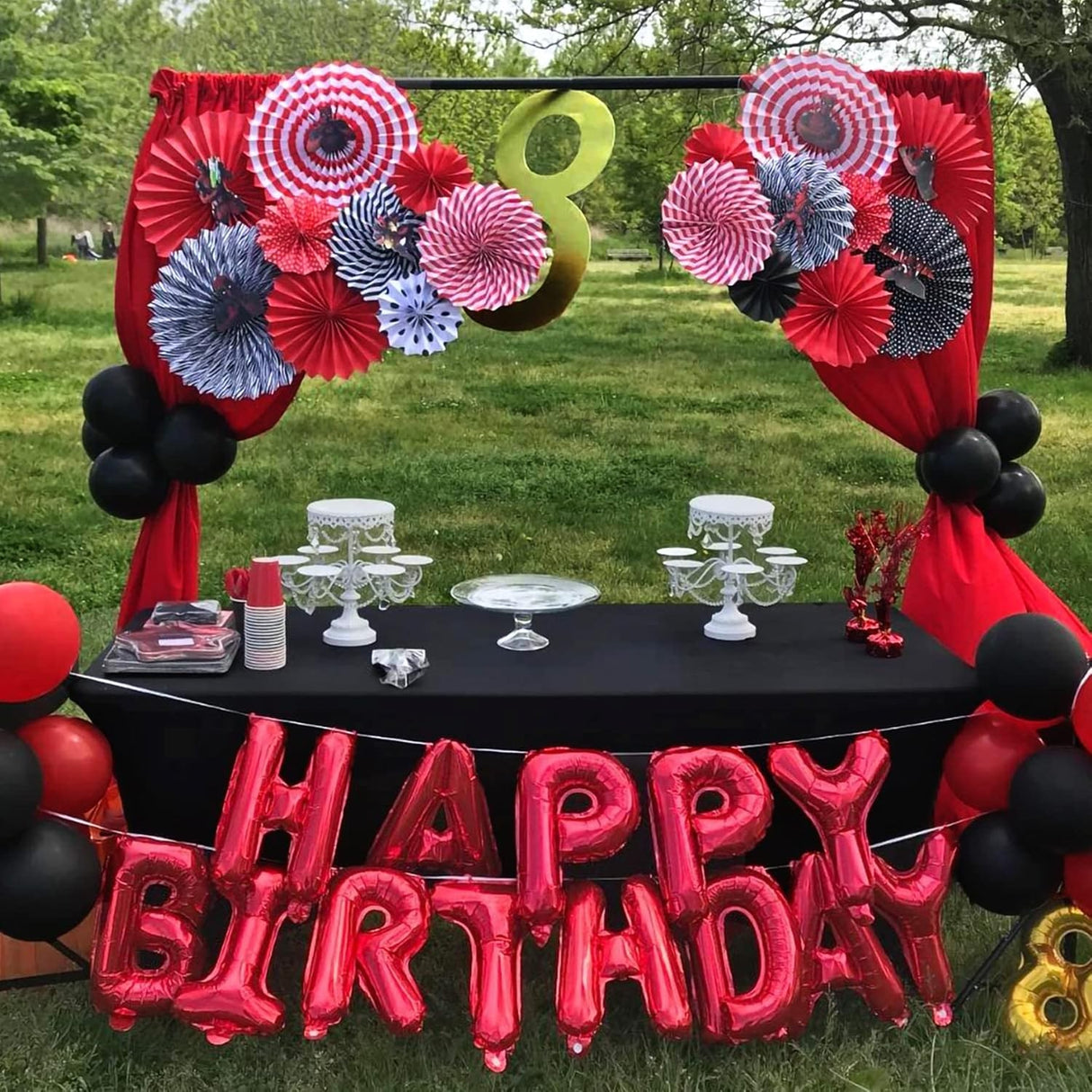 Balon Folie Metalizata Litera B, Vivimall, 40 cm, Umflati cu Heliu sau Aer, Ambalaj Individual, Pai inclus, Rosu - vivimall.ro