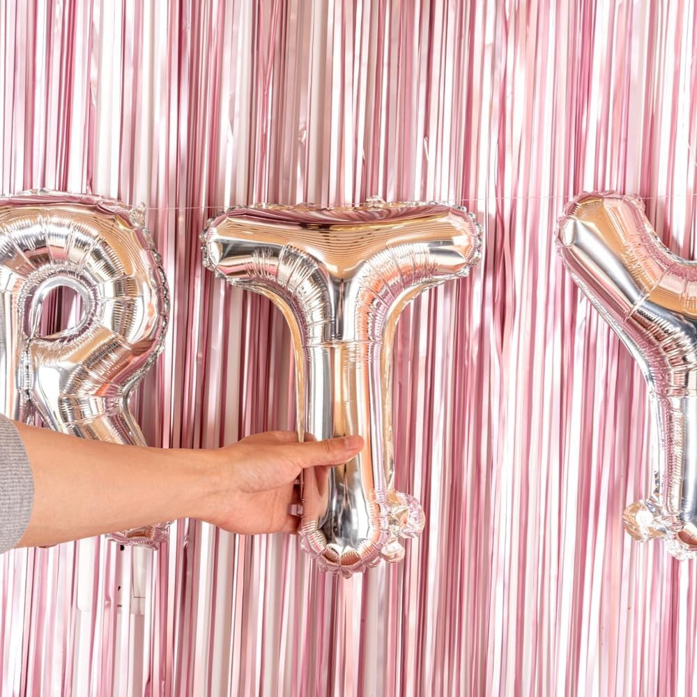 Balon Folie Metalizata Litera T, Vivimall, 80 cm, Umflati cu Heliu sau Aer, Ambalaj Individual, Pai inclus, Argintiu - vivimall.ro