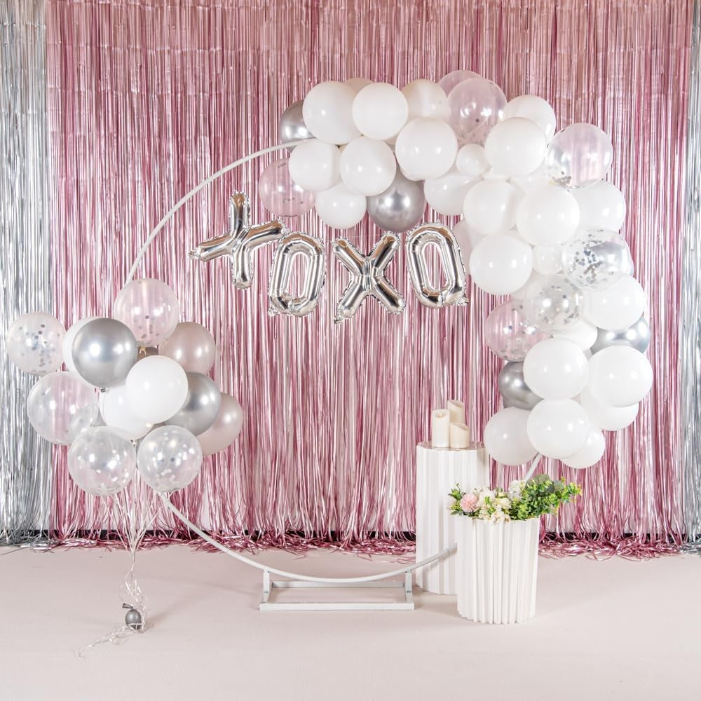 Balon Folie Metalizata Litera X, Vivimall, 80 cm, Umflati cu Heliu sau Aer, Ambalaj Individual, Pai inclus, Argintiu - vivimall.ro