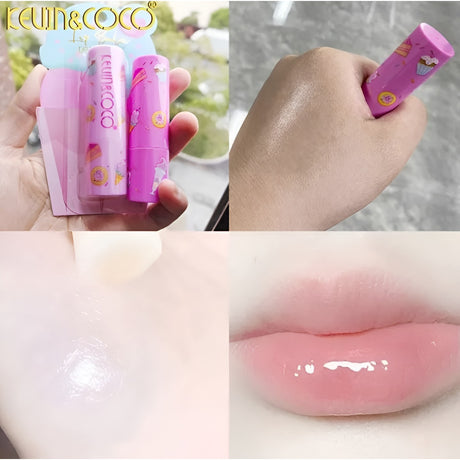 Balsam De Buze, Kevin&Coco, Ice Cream, Hidratare, Catifelare, Cremos, 13.5X7.5X2 Cm, Roz - vivimall.ro