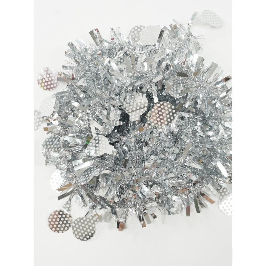 Beteala Craciun, Flippy, argintiu, marimea: 2 m x 11 cm x 9 cm material:folie PVC, interior/exterior - vivimall.ro