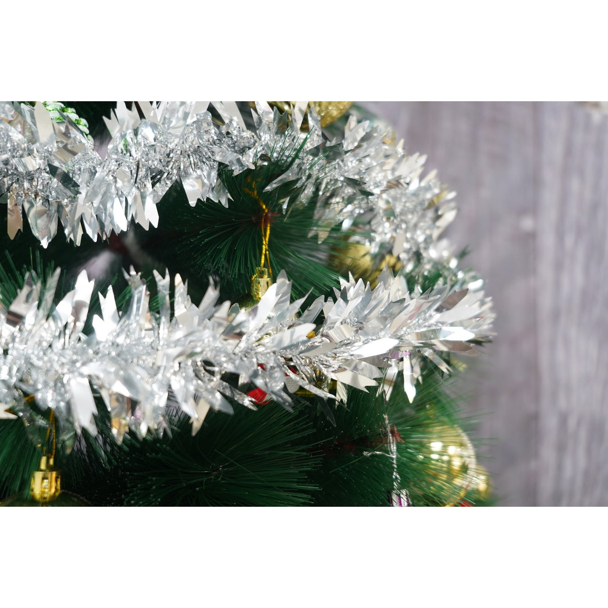 Beteala Craciun, Flippy, argintiu, marimea: 2 m x 6.5 cm material:folie PVC, interior/exterior - vivimall.ro