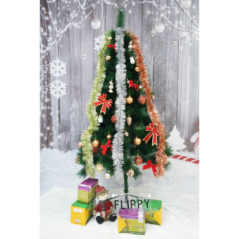 Beteala Craciun, Flippy, argintiu, marimea: 2 m x 9 cm material:folie PVC, interior/exterior - vivimall.ro