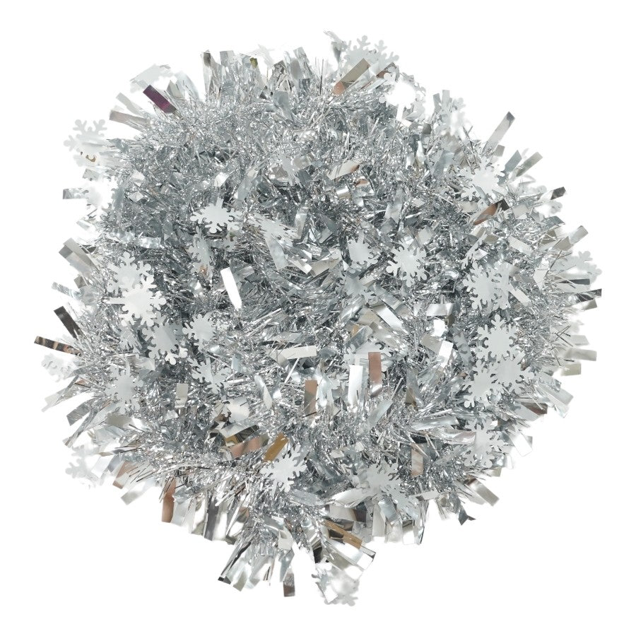 Beteala Craciun, Flippy, argintiu, marimea: 2 m x 9 cm x 9 cm material:folie PVC, interior/exterior - vivimall.ro