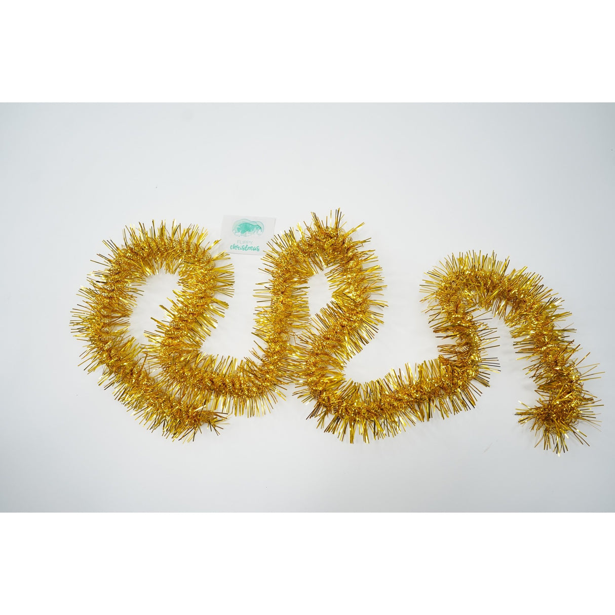 Beteala Craciun, Vivimall, aur, marimea: 2 m x 8 cm material:folie PVC, interior/exterior - vivimall.ro