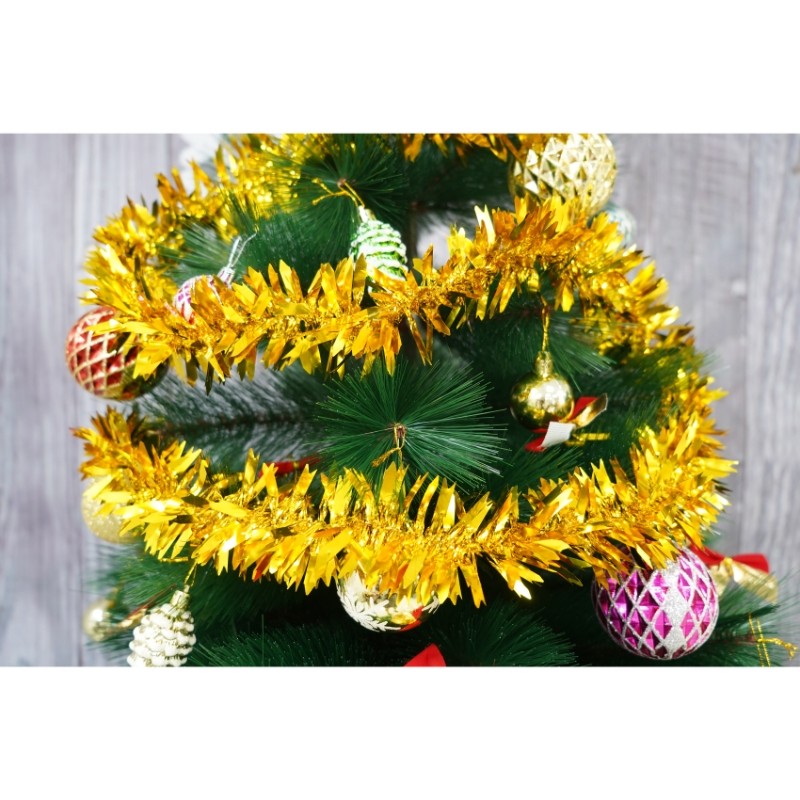 Beteala Craciun, Flippy, auriu, marimea: 2 m x 6.5 cm material:folie PVC, interior/exterior - vivimall.ro