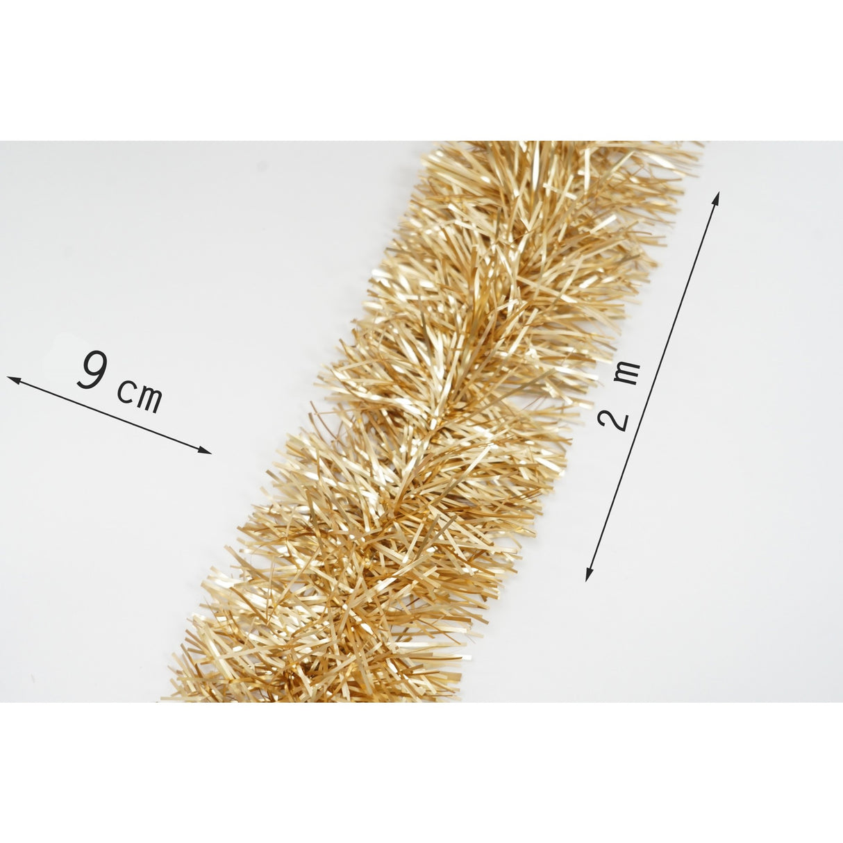 Beteala Craciun, Flippy, auriu, marimea: 2 m x 9 cm material:folie PVC, interior/exterior - vivimall.ro