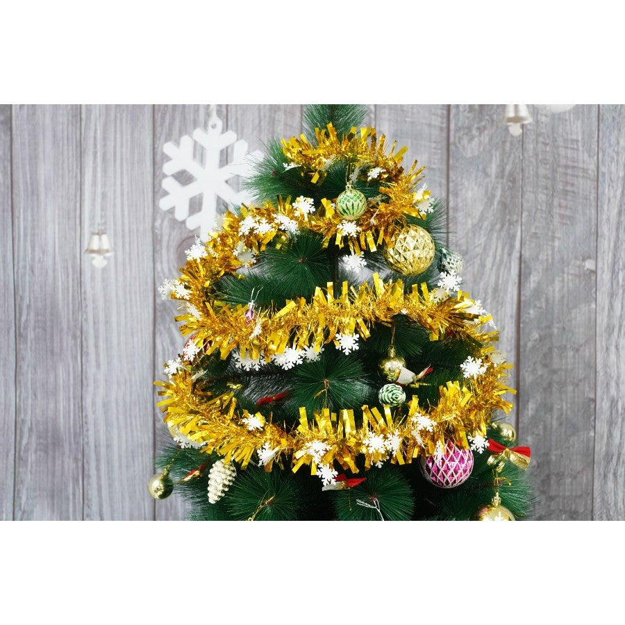 Beteala Craciun, Flippy, auriu, marimea: 2 m x 9 cm x 9 cm material:folie PVC, interior/exterior - vivimall.ro