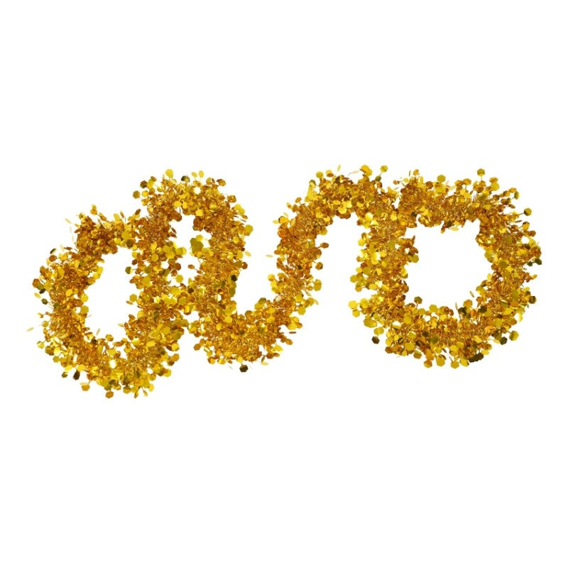 Beteala Craciun, Flippy, galben, marimea: 2 m x 9 cm material:folie PVC, interior/exterior - vivimall.ro