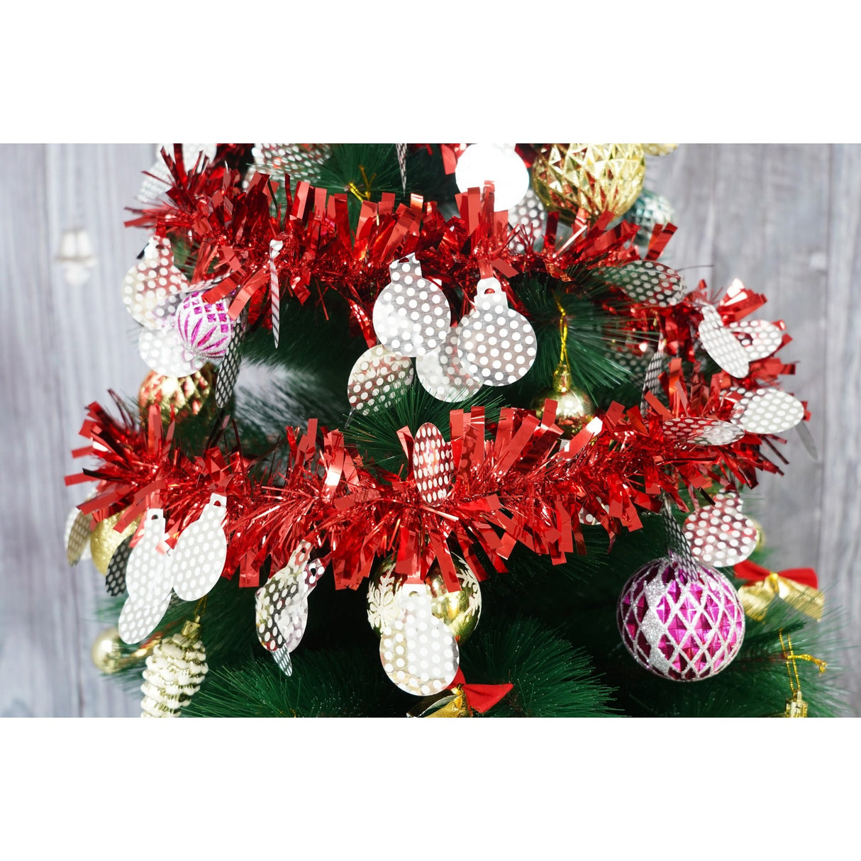 Beteala Craciun, Flippy, roșu, marimea: 2 m x 11 cm x 9 cm material:folie PVC, interior/exterior - vivimall.ro