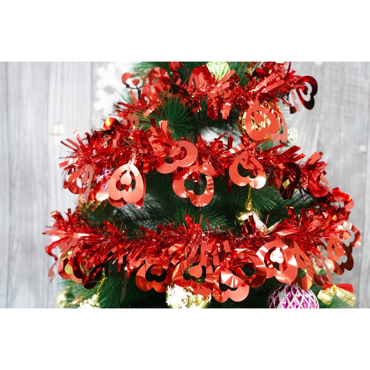 Beteala Craciun, Flippy, roșu, marimea: 2 m x 11 cm x 9 cm material:folie PVC, interior/exterior - vivimall.ro