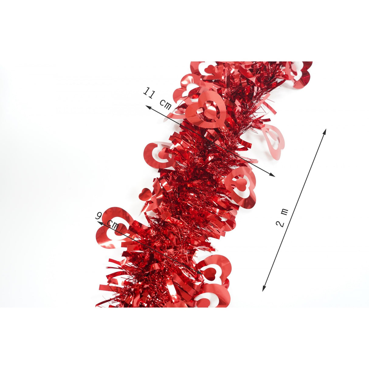 Beteala Craciun, Flippy, roșu, marimea: 2 m x 11 cm x 9 cm material:folie PVC, interior/exterior - vivimall.ro