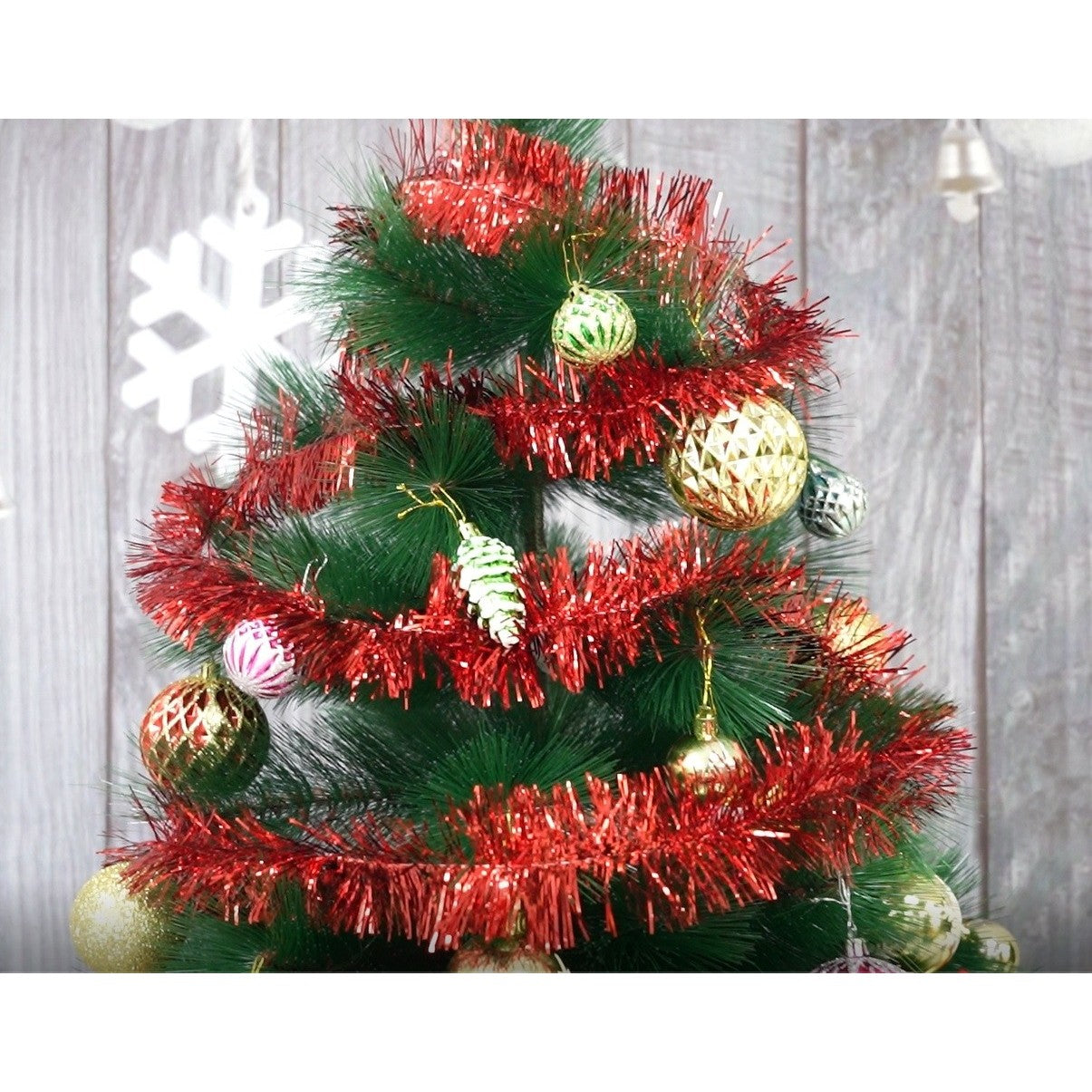 Beteala Craciun, Flippy, roșu, marimea: 2 m x 7 cm material:folie PVC, interior/exterior - vivimall.ro