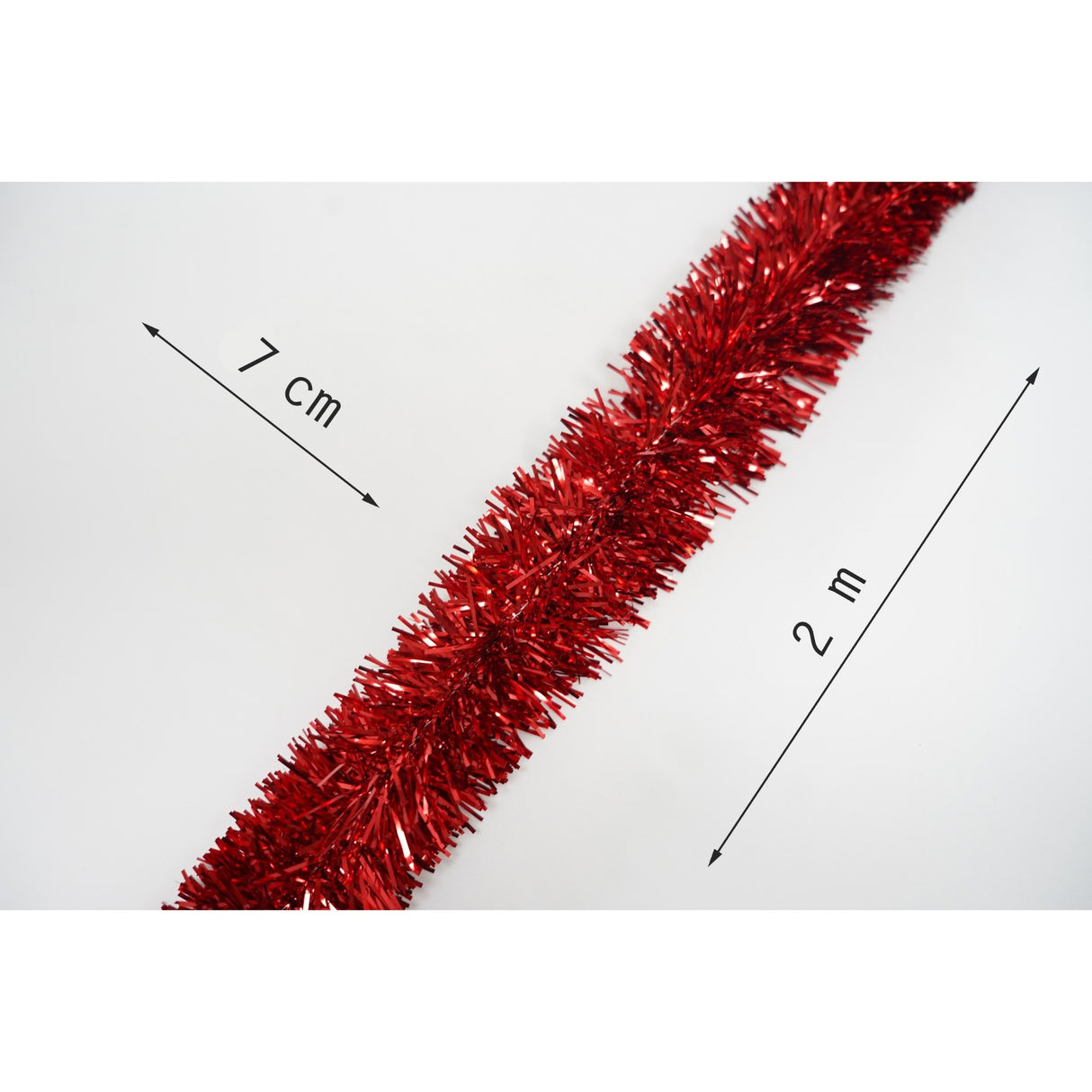 Beteala Craciun, Flippy, roșu, marimea: 2 m x 7 cm material:folie PVC, interior/exterior - vivimall.ro