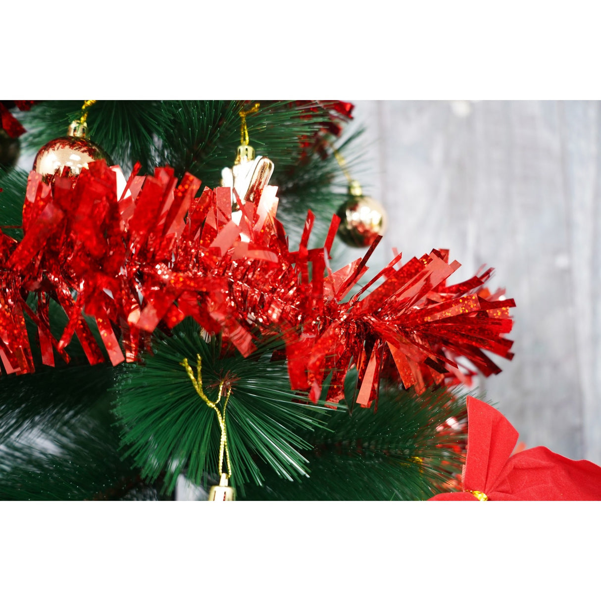 Beteala Craciun, Flippy, roșu, marimea: 2 m x 9 cm material:folie PVC, interior/exterior - vivimall.ro