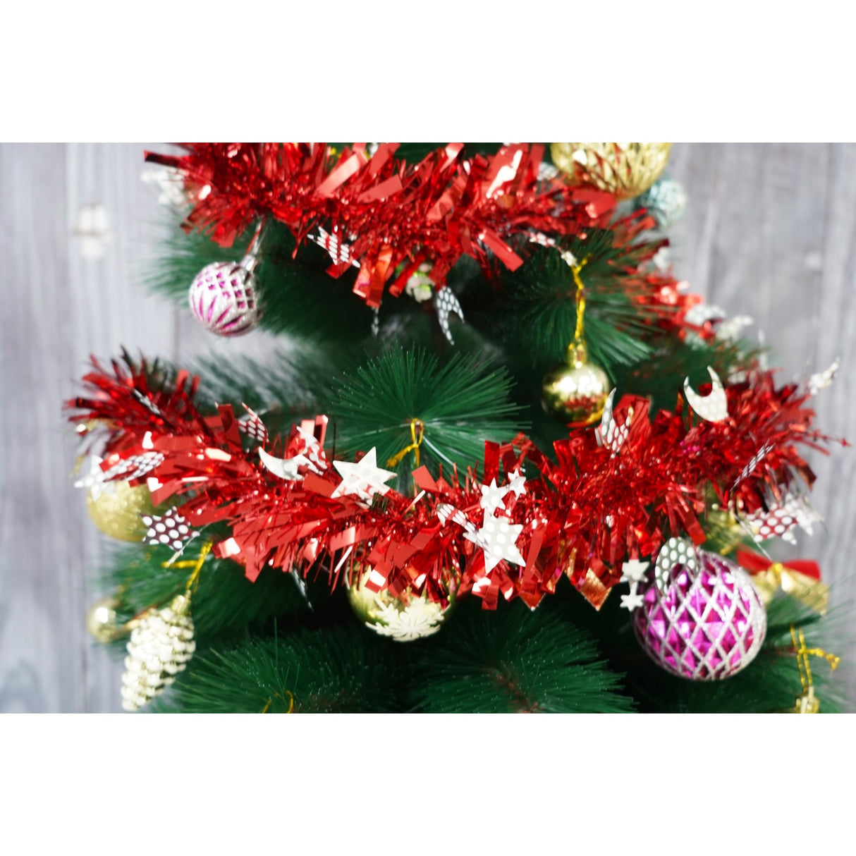 Beteala Craciun, Flippy, roșu, marimea: 2 m x 9 cm x 9 cm material:folie PVC, interior/exterior - vivimall.ro